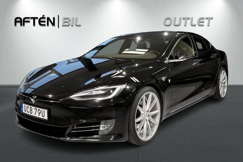 Svart Begagnad 2019 Tesla Model S Halvkombi | 359 900 kr (Marknadspris) - Bild 1/3