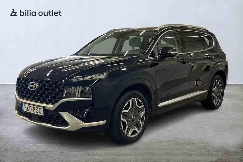Svart Begagnad 2021 Hyundai Santa Fe Advanced SUV | 389 000 kr (Bra pris) - Bild 1/1