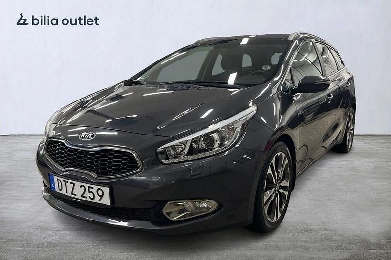 Grå Begagnad 2014 Kia Ceed Sportswagon Comfort Kombi | 99 900 kr (Marknadspris) - Bild 1/3