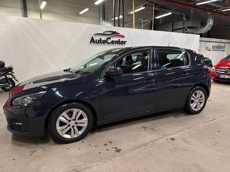 Begagnad Peugeot 308 131 HK (96 kW) 2018 Mörkgrå Halvkombi