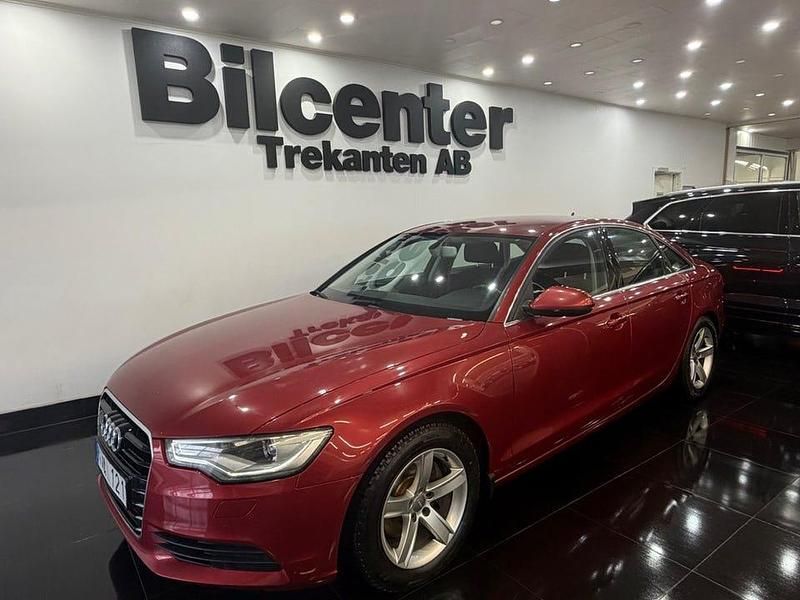 Begagnad Audi A6 Proline 204 HK (150 kW) 2013 Röd Sedan