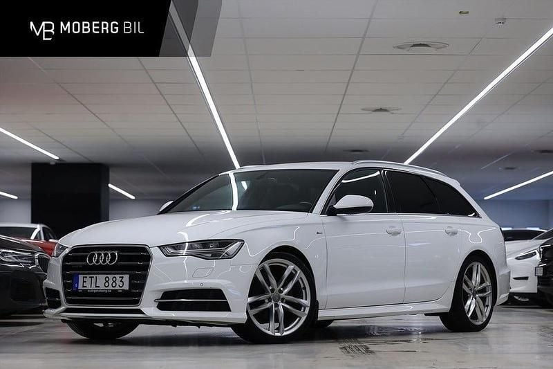 Vit Begagnad 2018 Audi A6 S-Line Kombi | 259 900 kr (Bra pris) - Bild 1/2