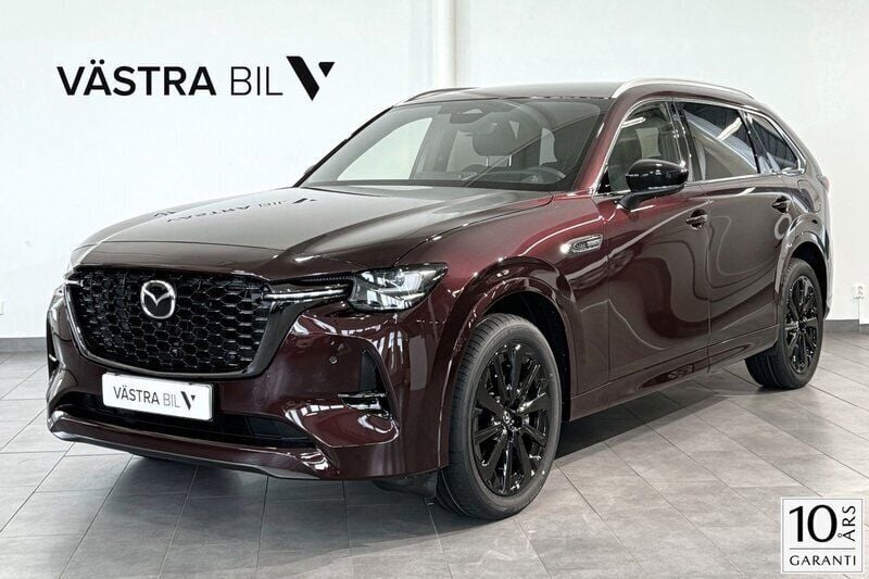 Svart Begagnad 2024 Mazda CX-80 Homura-Line SUV | 599 900 kr (Marknadspris) - Bild 1/4