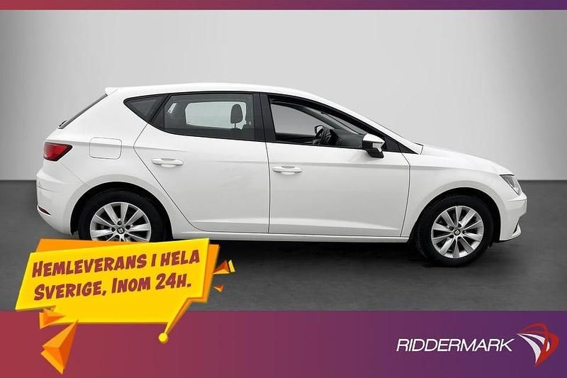 Begagnad Seat Leon Style 110 HK (80 kW) 2018 Vit Halvkombi