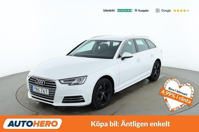 Begagnad Audi A4 Sport 151 HK (111 kW) 2017 Vit Kombi