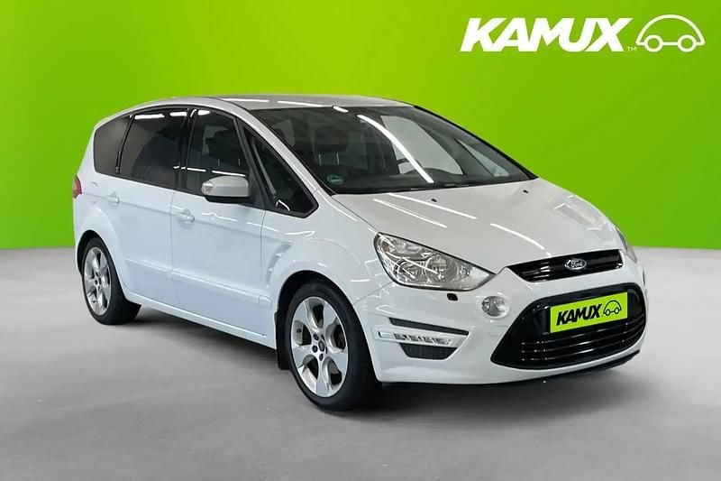 Vit Begagnad 2014 Ford S-MAX S Minibuss | 104 800 kr (Marknadspris) - Bild 1/4