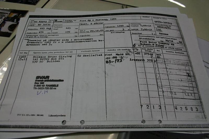 Begagnad Ford Mustang 228 HK (167 kW) 1965 Vit