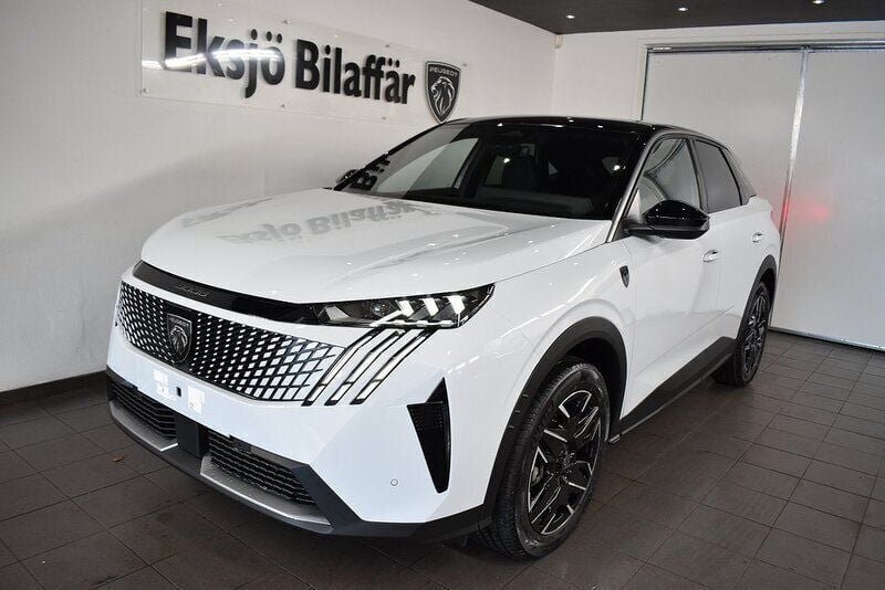 Blå (vitmetallic) Ny 2024 Peugeot 3008 GT SUV | 419 800 kr (Dyr) - Bild 1/4