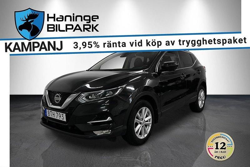 Svart Begagnad 2018 Nissan Qashqai 360º SUV | 174 900 kr (Marknadspris) - Bild 1/2
