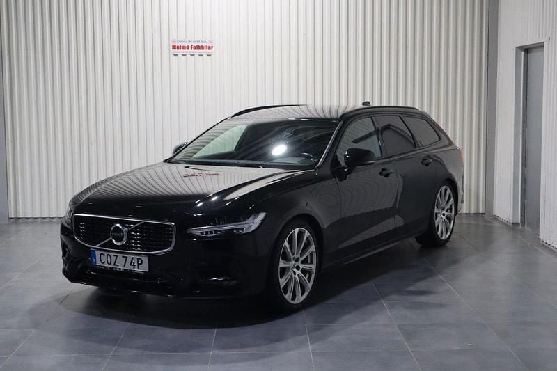 Svart Begagnad 2019 Volvo V90 R-Design Kombi | 279 900 kr (Marknadspris) - Bild 1/4