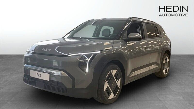 Grå (grey) Ny 2025 Kia EV3 Plus SUV | 539 300 kr (Lite dyr) - Bild 1/4