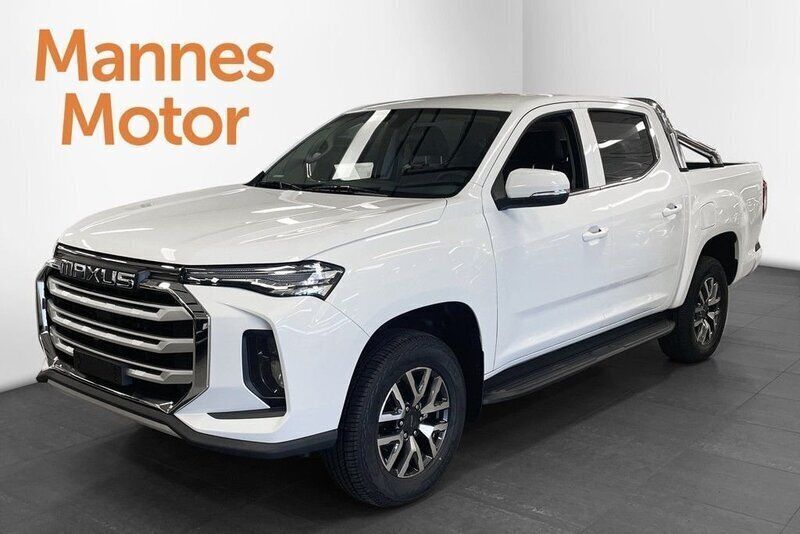 Vit Begagnad 2023 Maxus e-T90 Pickup | 698 625 kr - Bild 1/4