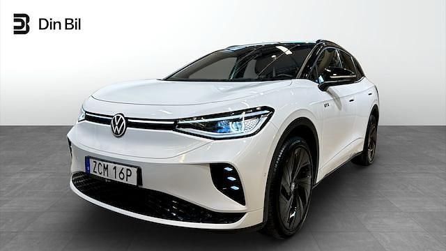Vit Begagnad 2023 VW ID.4 GTX SUV | 459 900 kr (Dyr) - Bild 1/4