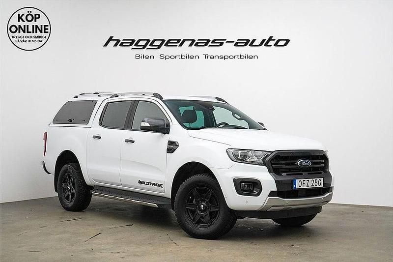 Vit Begagnad 2022 Ford Ranger Wildtrack Pickup | 449 000 kr (Marknadspris) - Bild 1/4