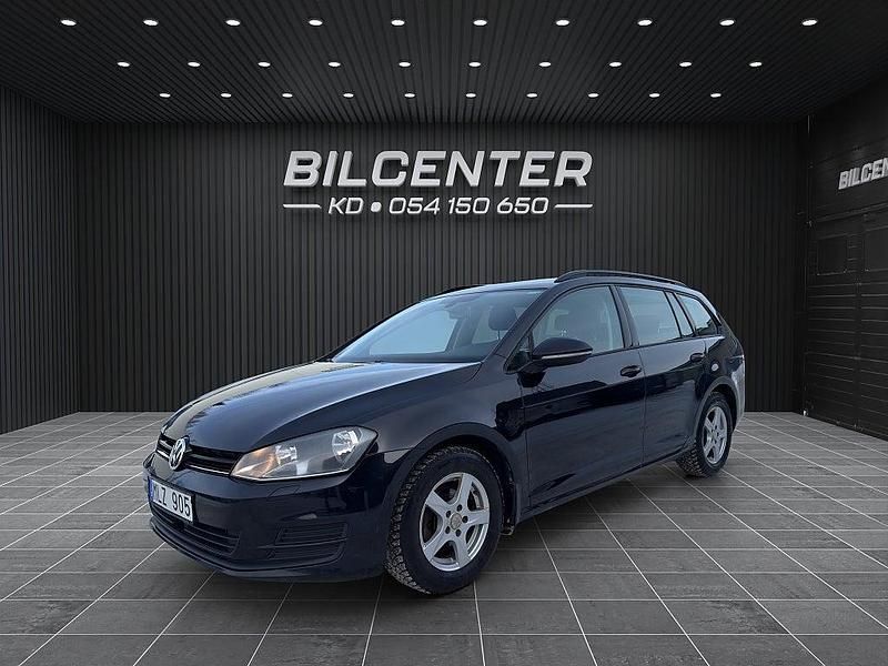 Begagnad VW Golf VII 105 HK (77 kW) 2013 Svart Kombi
