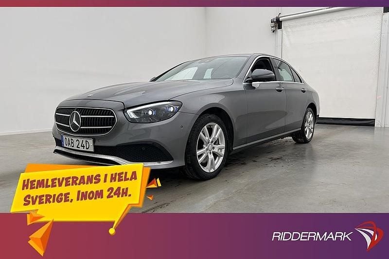 Grå Begagnad 2020 Mercedes E220 Sedan | 369 800 kr (Marknadspris) - Bild 1/3