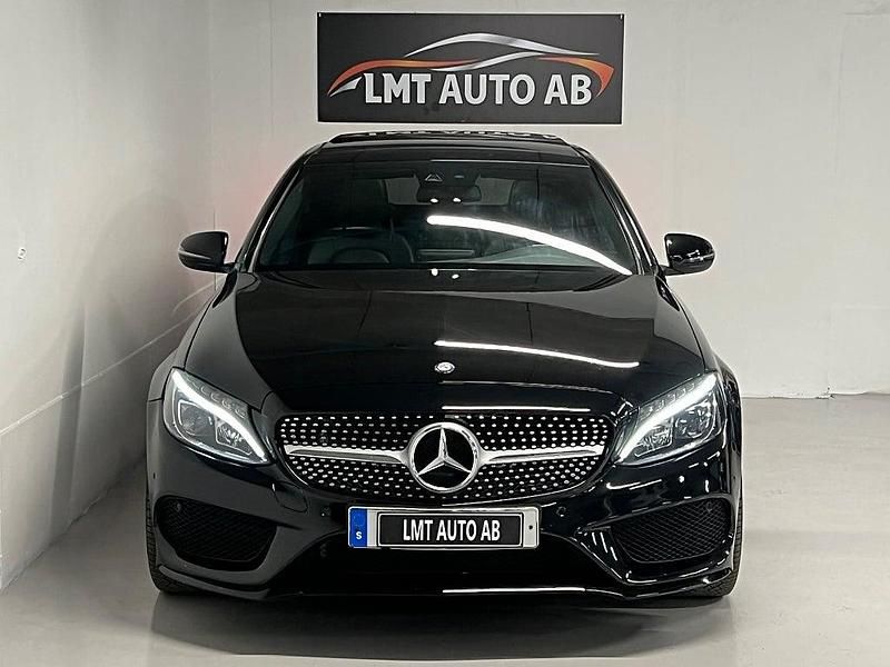 Begagnad Mercedes C220 AMG line 170 HK (125 kW) 2016 Svart Sedan