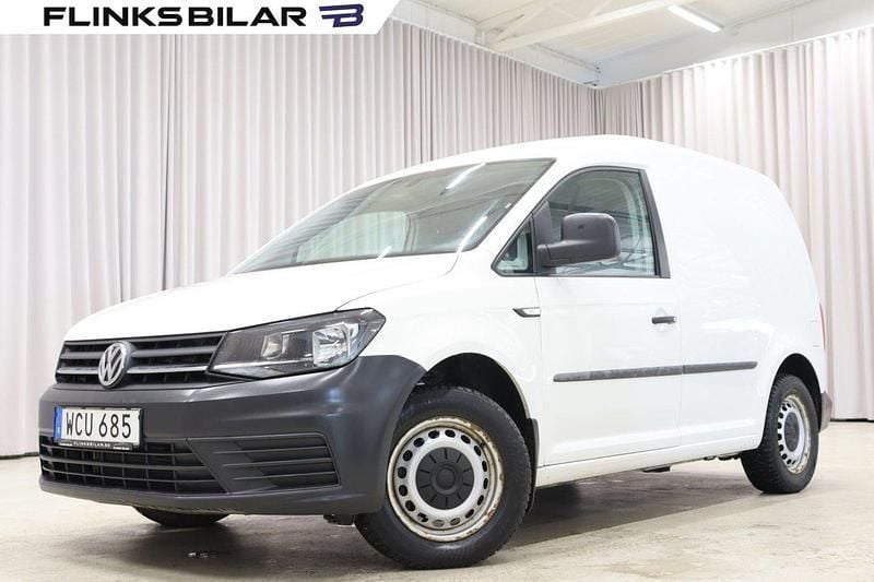 Vit Begagnad 2016 VW Caddy Minibuss | 84 900 kr (Bra pris) - Bild 1/4