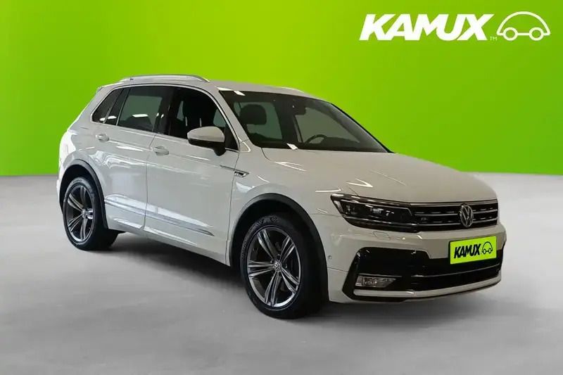 Vit Begagnad 2017 VW Tiguan R-line SUV | 239 800 kr (Marknadspris) - Bild 1/4
