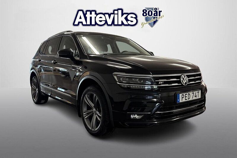 Svart Begagnad 2019 VW Tiguan Allspace GT SUV | 304 800 kr (Marknadspris) - Bild 1/4