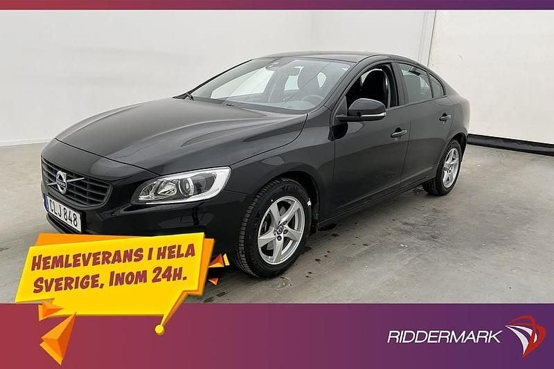 Svart Begagnad 2018 Volvo S60 Kinetic Sedan | 174 800 kr (Bra pris) - Bild 1/3