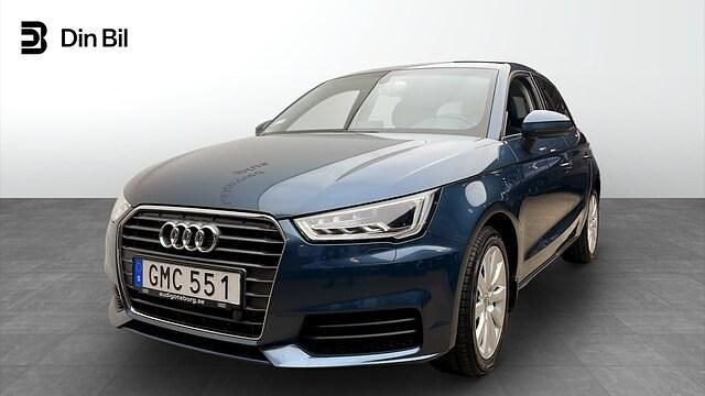 Uiablå metallic Begagnad 2017 Audi A1 Sportback Proline Halvkombi | 154 000 kr (Marknadspris) - Bild 1/4