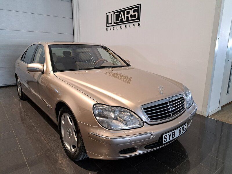 Begagnad Mercedes S600L 368 HK (270 kW) 2001 Ljusbrun Sedan