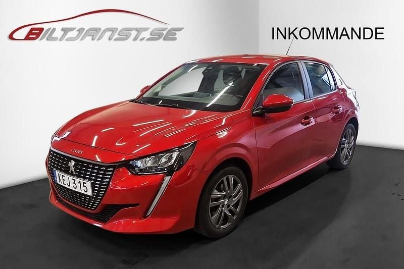 Röd Begagnad 2021 Peugeot 208 Active Halvkombi | 149 900 kr (Bra pris) - Bild 1/4