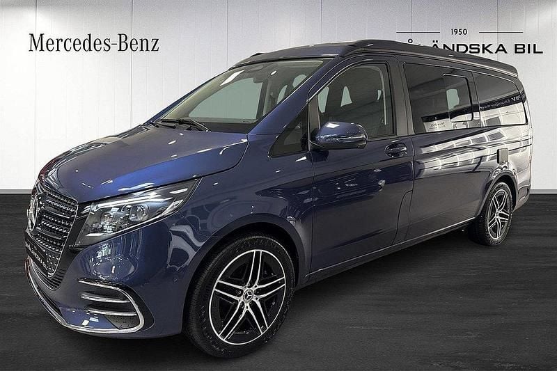 Blå Ny 2025 Mercedes V300 Marco Polo Minibuss | 1 220 900 kr (Dyr) - Bild 1/4