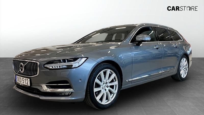 Grå Begagnad 2017 Volvo V90 Kombi | 244 900 kr (Bra pris) - Bild 1/4