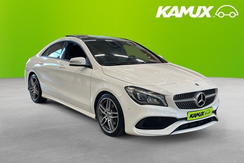 Vit Begagnad 2018 Mercedes CLA200 AMG Sportkupé | 209 700 kr (Marknadspris) - Bild 1/3