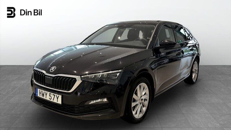 Svart Begagnad 2022 Skoda Scala Style Halvkombi | 189 500 kr (Marknadspris) - Bild 1/4