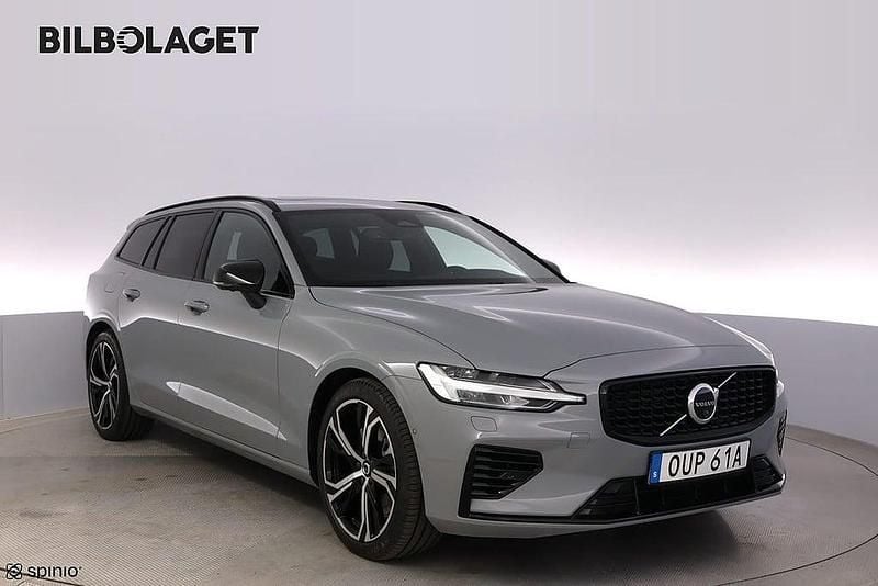 Ny Volvo V60 Ultra 463 HK (340 kW) 2025 Grå Kombi