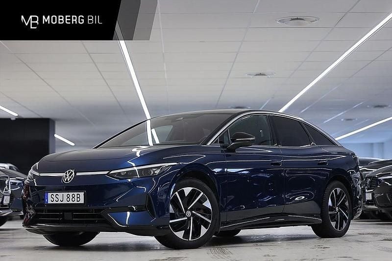 Blå Begagnad 2024 VW ID.7 Pro Halvkombi | 469 900 kr (Bra pris) - Bild 1/2