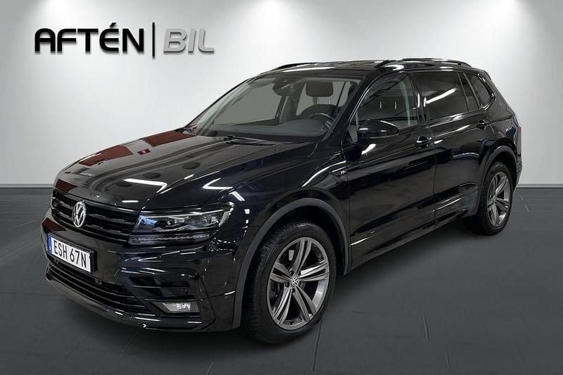 Begagnad VW Tiguan Allspace R-line 190 HK (139 kW) 2020 Svart SUV