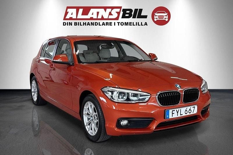 Orange Begagnad 2015 BMW 116 Advantage Halvkombi | 109 000 kr (Marknadspris) - Bild 1/4