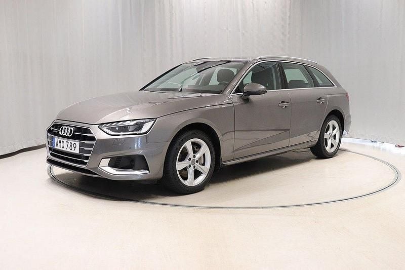 Terragrå metallic Begagnad 2019 Audi A4 Advanced Kombi | 234 800 kr (Marknadspris) - Bild 1/4