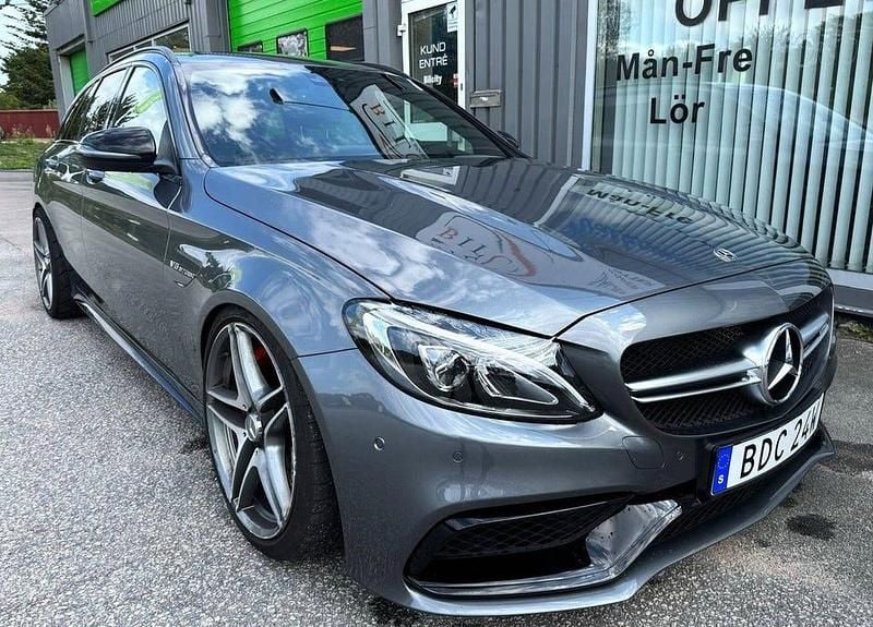 Begagnad Mercedes C63S AMG AMG 510 HK (375 kW) 2018 Mörkgrå (grå) Kombi