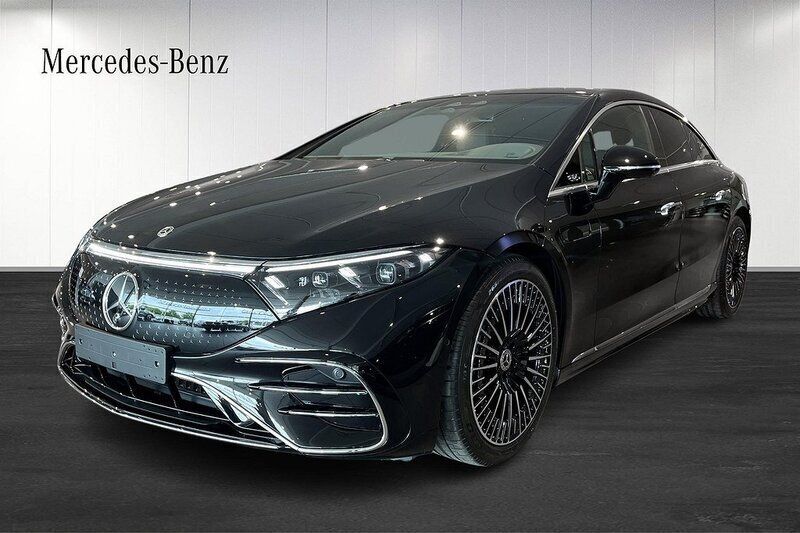 Obsidiansvart metallic Ny 2024 Mercedes EQS450+ Edition Halvkombi | 1 173 900 kr (Marknadspris) - Bild 1/4