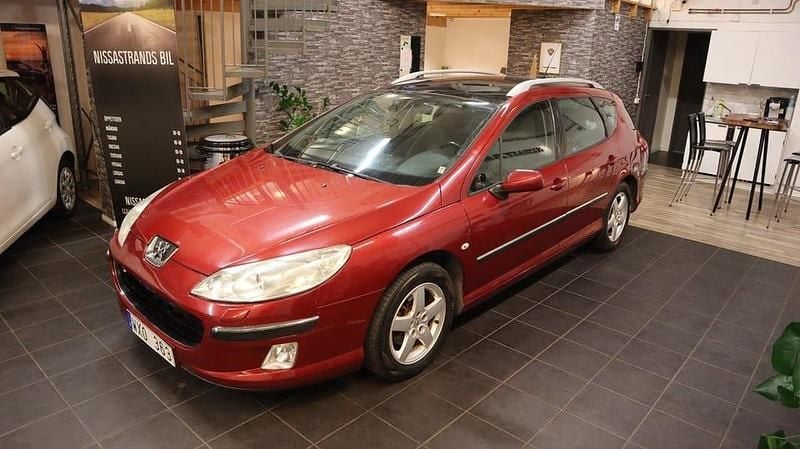 Begagnad Peugeot 407 136 HK (100 kW) 2005 Röd Kombi