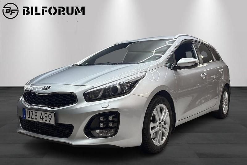 Grå Begagnad 2016 Kia Ceed Sportswagon GT-Line Kombi | 134 799 kr (Marknadspris) - Bild 1/4