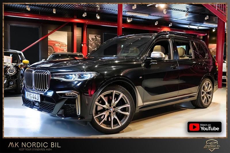 Svart Begagnad 2019 BMW X7 Executive SUV | 749 900 kr (Lite dyr) - Bild 1/4