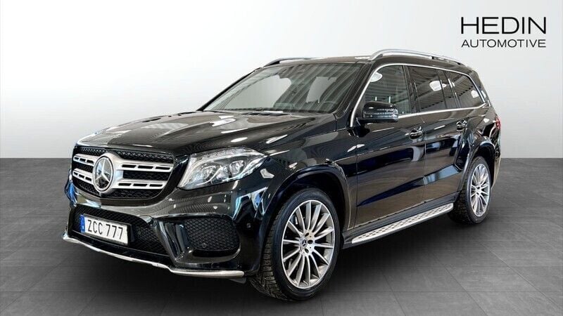Svart (black) Begagnad 2018 Mercedes GLS350 AMG SUV | 499 000 kr (Marknadspris) - Bild 1/4