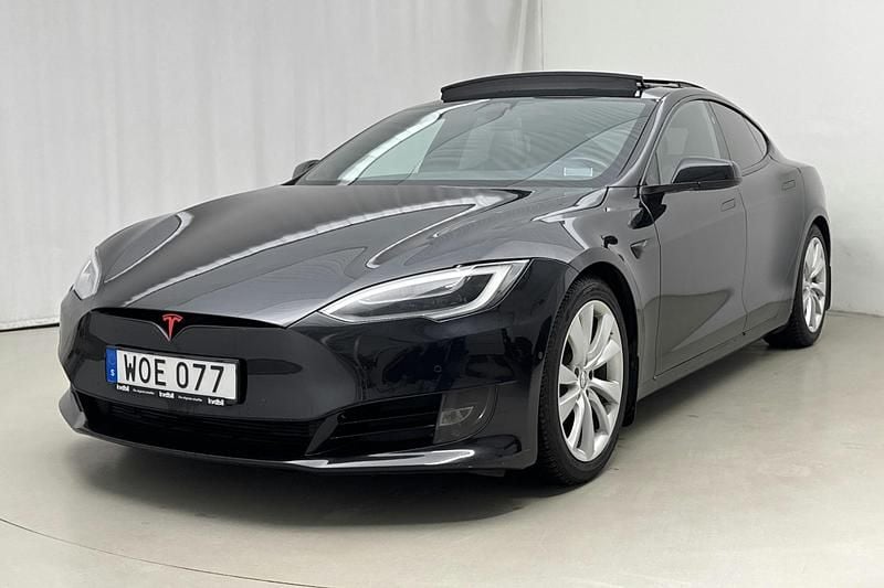 Svart Begagnad 2017 Tesla Model S Halvkombi | 216 000 kr (Superpris) - Bild 1/4