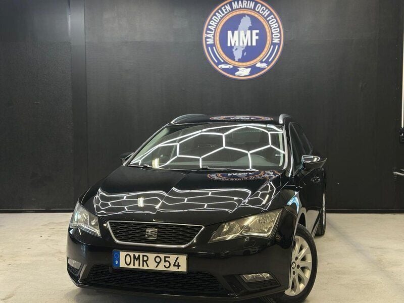 Svart Begagnad 2014 Seat Leon ST Style Kombi | 114 800 kr (Marknadspris) - Bild 1/4