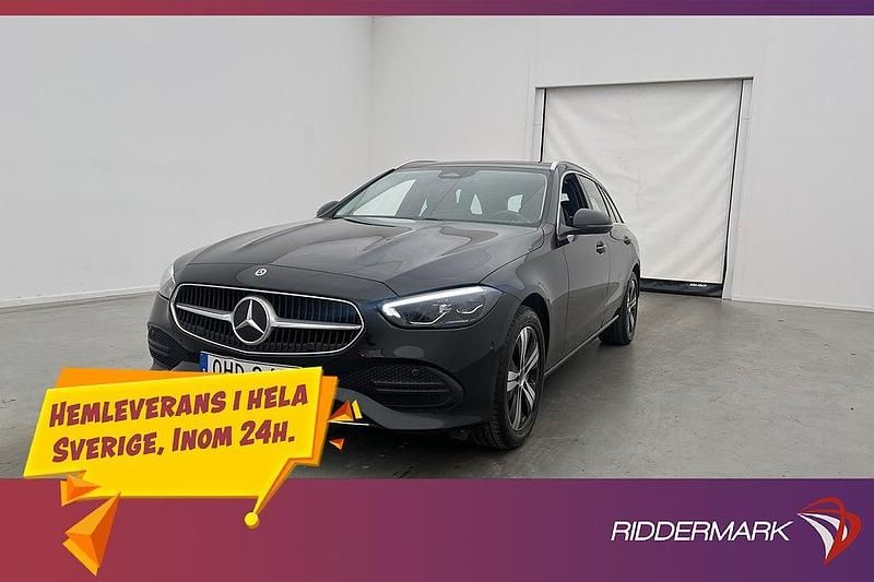 Svart Begagnad 2022 Mercedes C300e Avantgarde Kombi | 289 800 kr (Marknadspris) - Bild 1/3