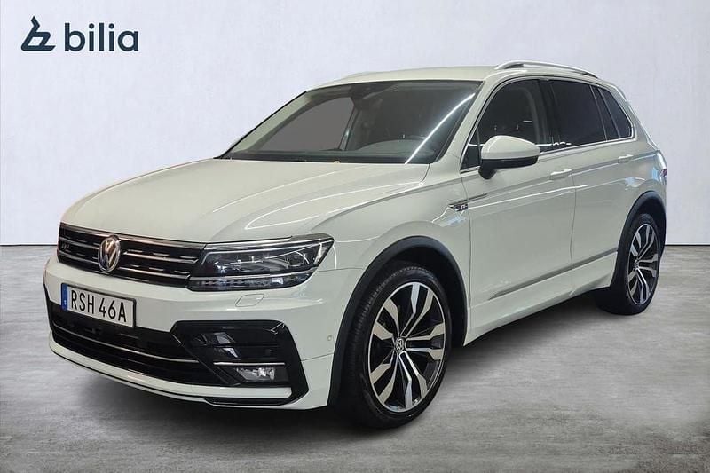 Vit Begagnad 2019 VW Tiguan GT SUV | 289 000 kr (Marknadspris) - Bild 1/3