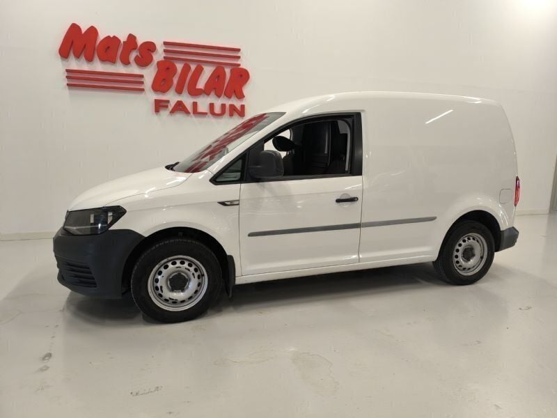 Vit Begagnad 2017 VW Caddy Minibuss | 119 900 kr (Marknadspris) - Bild 1/4