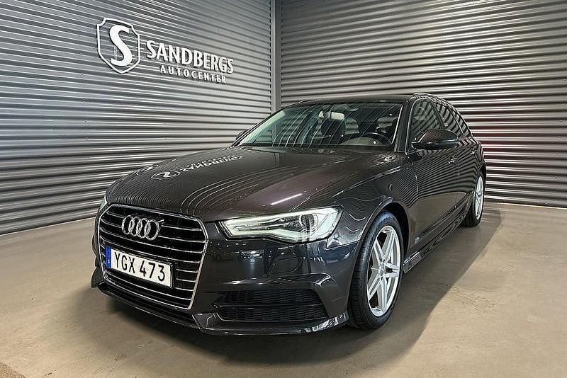 Mörkgrå Begagnad 2016 Audi A6 Sport Kombi | 199 500 kr (Marknadspris) - Bild 1/4
