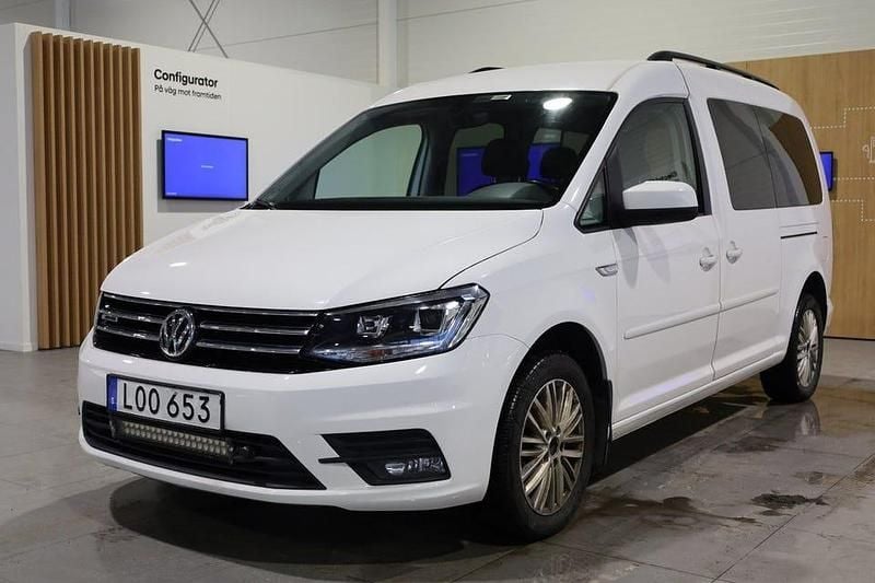 Begagnad VW Caddy Maxi Life Life 150 HK (110 kW) 2019 Vit Minibuss
